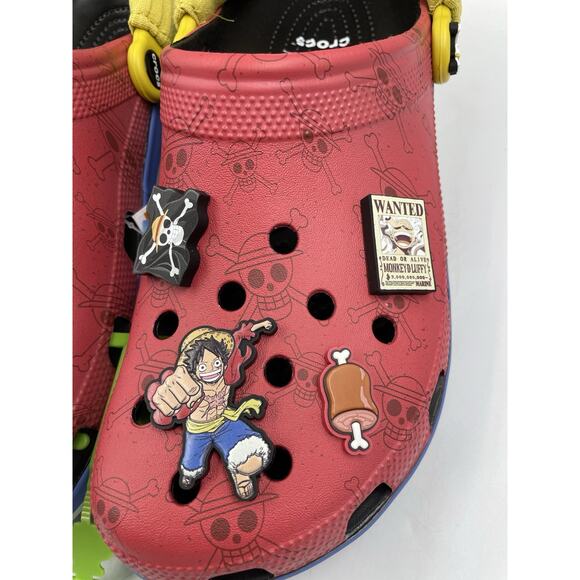Crocs ONE PIECE Luffy Classic Clogs Multi 212125 Unisex US Men’s Size 12 main image 13